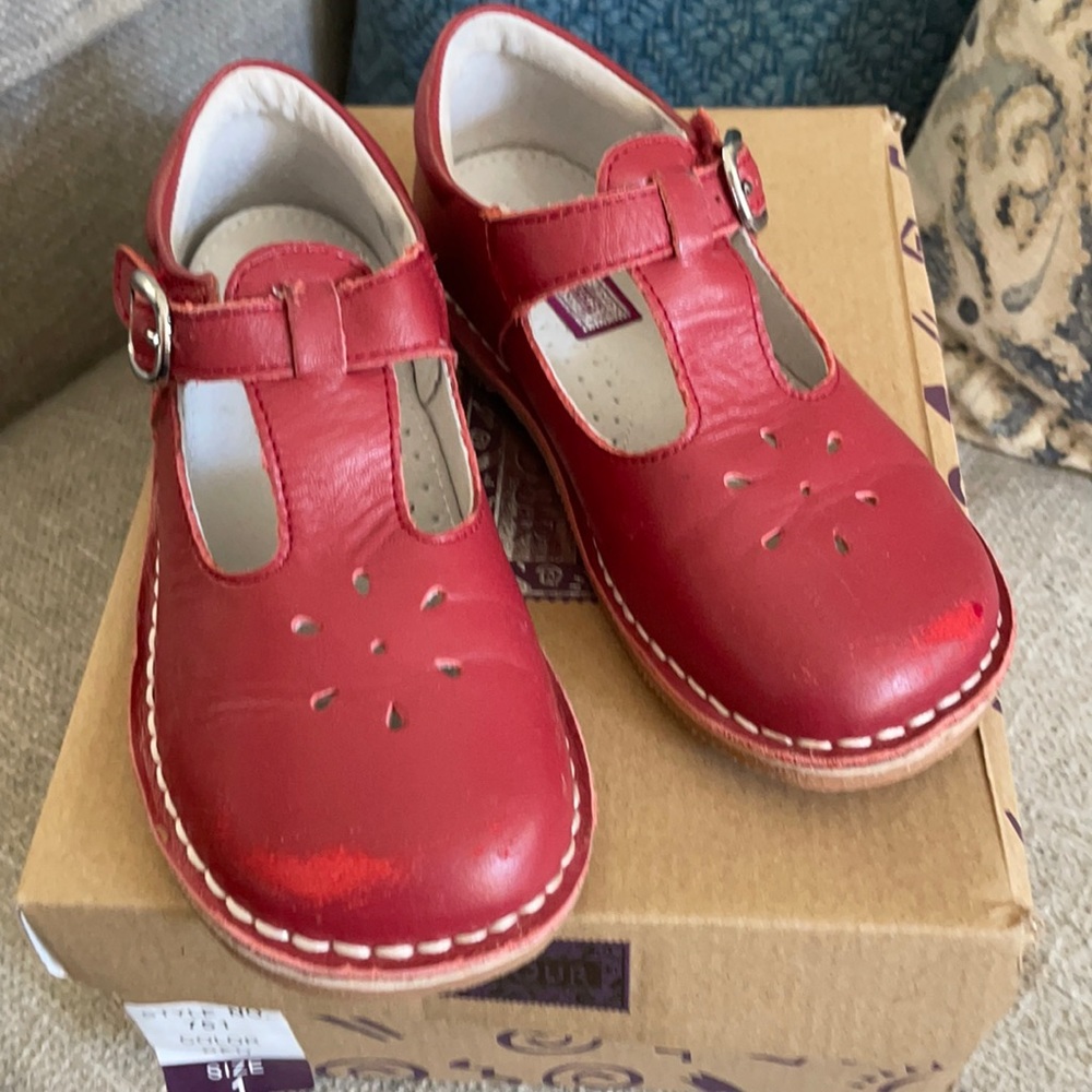 Lamour Red Mary Jane , Size 1
